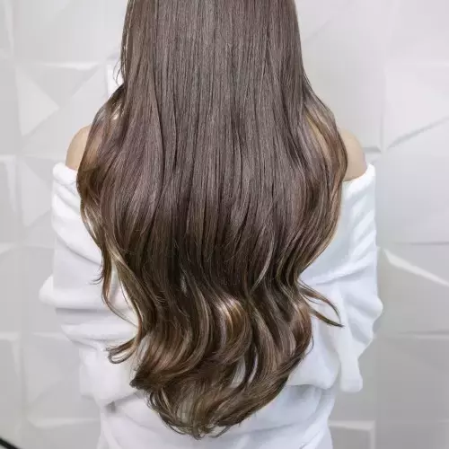 Soin cheveux soyeux au botox brune Couleur du Temps